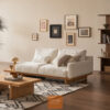 Ghế Sofa chữ I Gỗ Tự Nhiên Tối Giản 1348 Lux