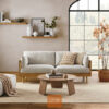 Ghế Sofa chữ I Gỗ Sáng Thanh Lịch 1349 Lux