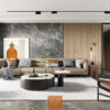 Ghế Sofa chữ I chất liệu da, sang trọng 1306 Lux