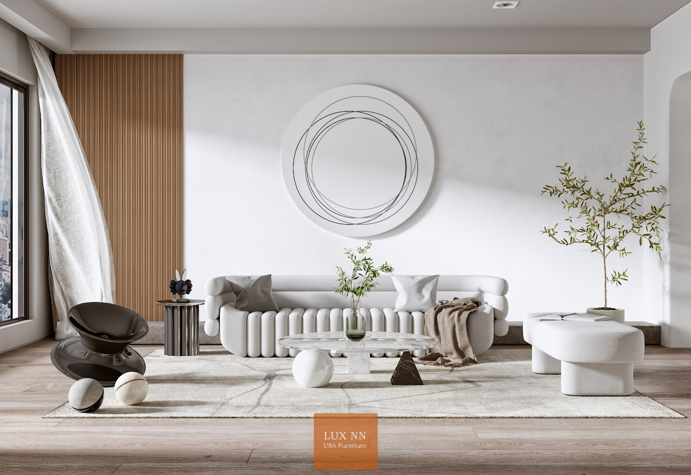 Ghế Sofa chữ I Sofa Cloud Luxe 1311 Lux