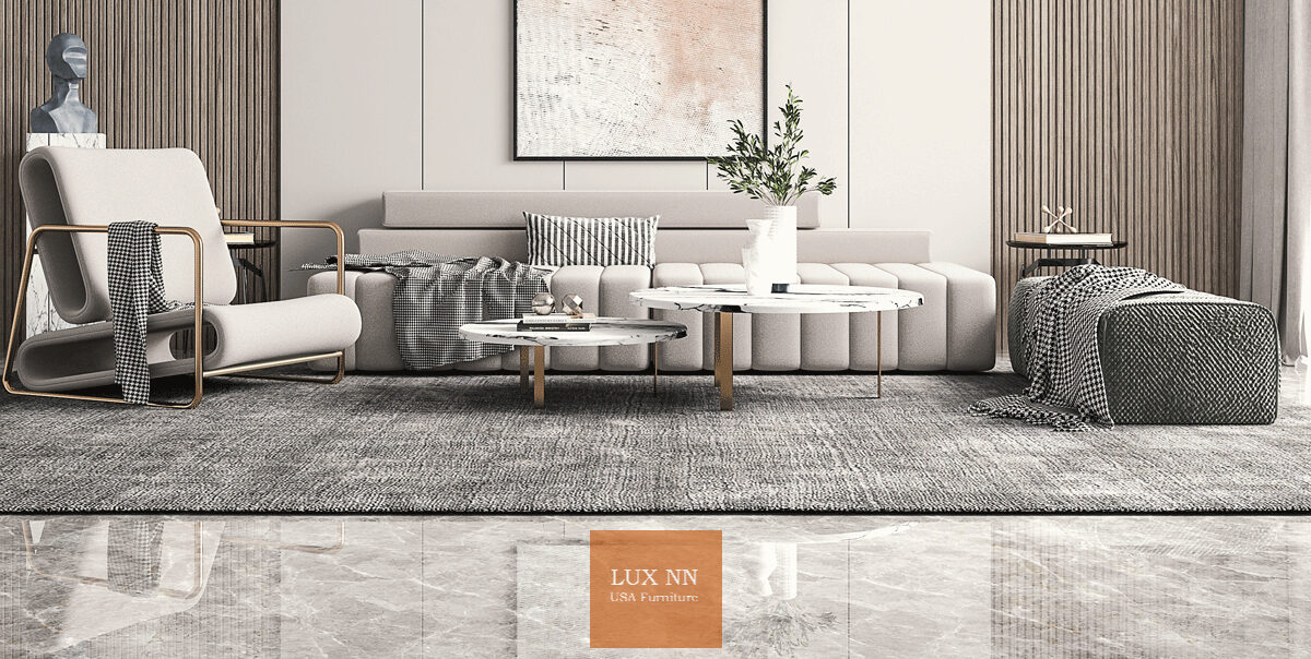 Ghế Sofa chữ I đơn giản và sang trọng 1302 Lux