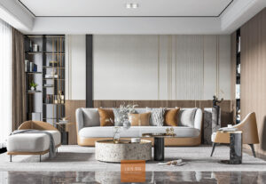 Ghế Sofa chữ I Zen Hiện Đại 1337 Lux