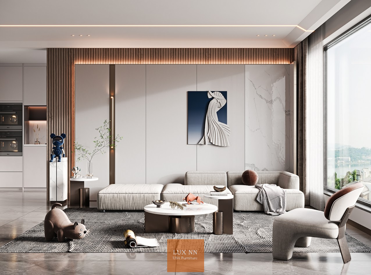 Ghế Sofa chữ I Horizon Elite 1320 Lux