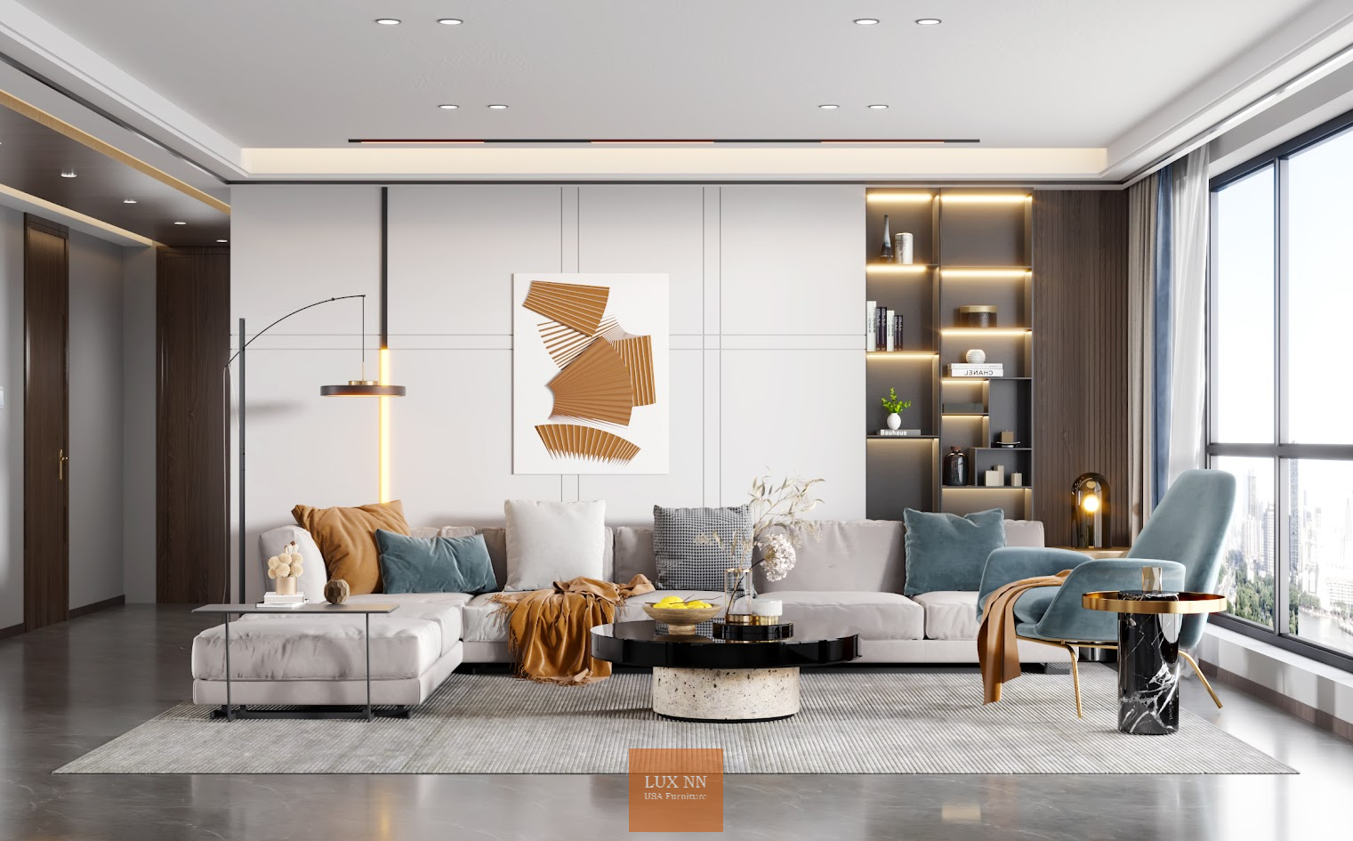 Sofa chữ L basic 1013 Lux