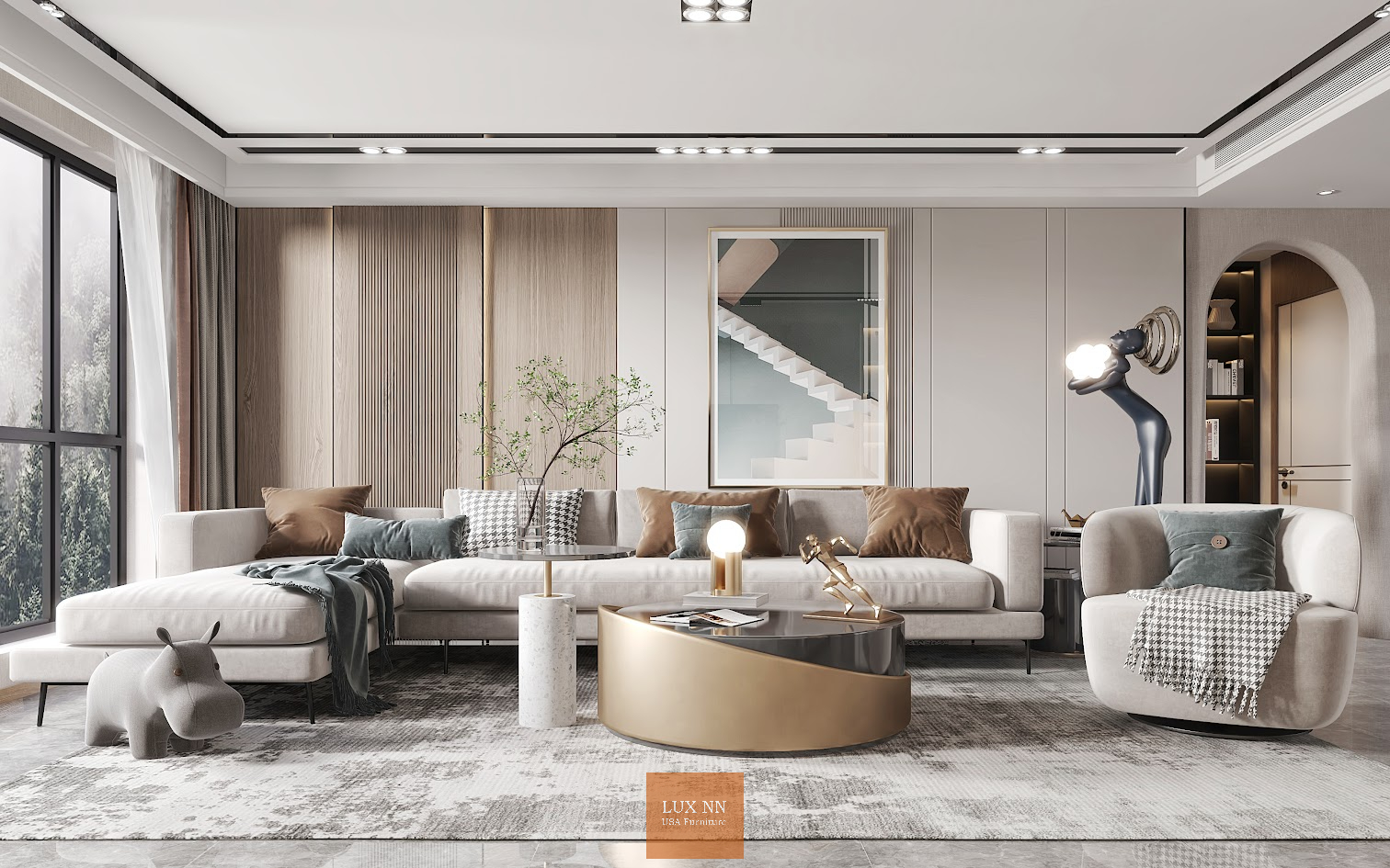 Sofa chữ L basic 2025 Lux