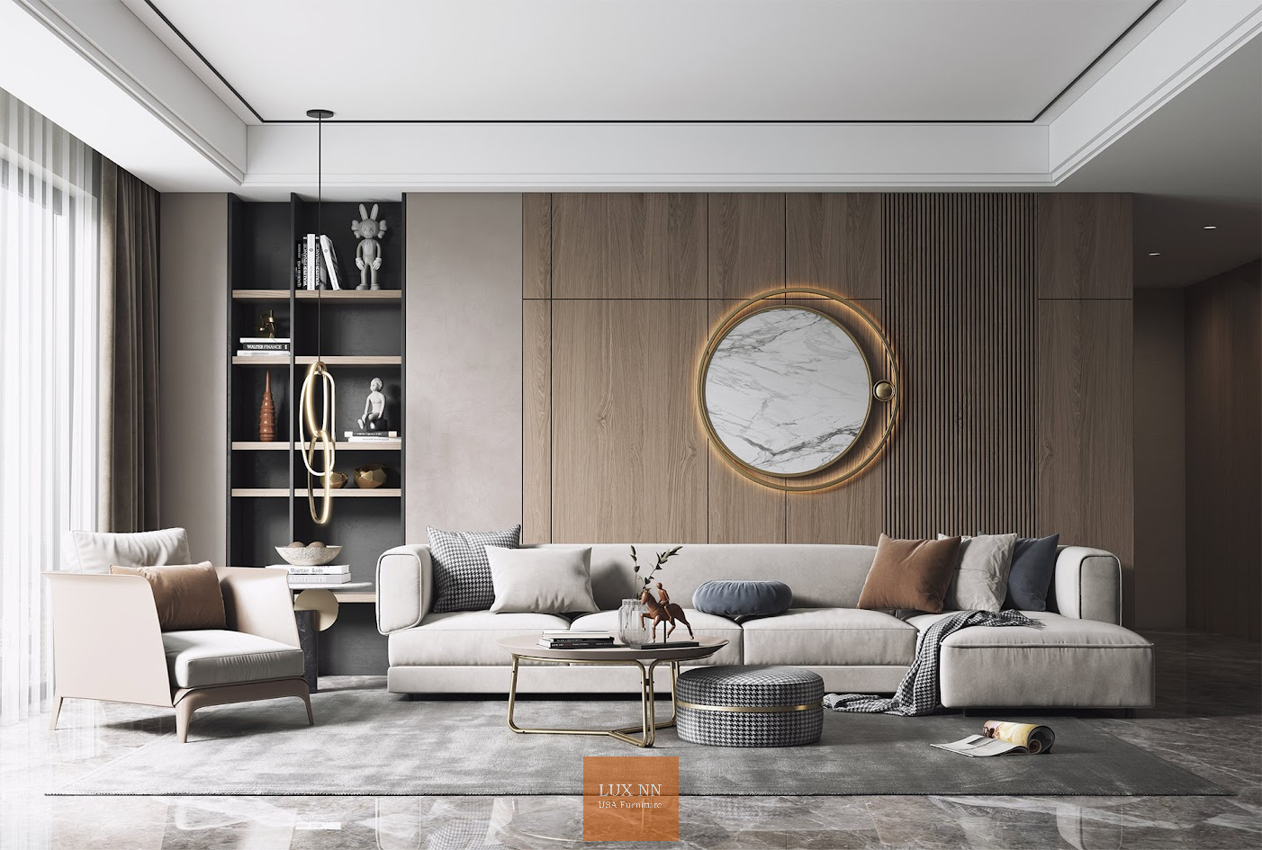 Sofa chữ L basic 2028 Lux