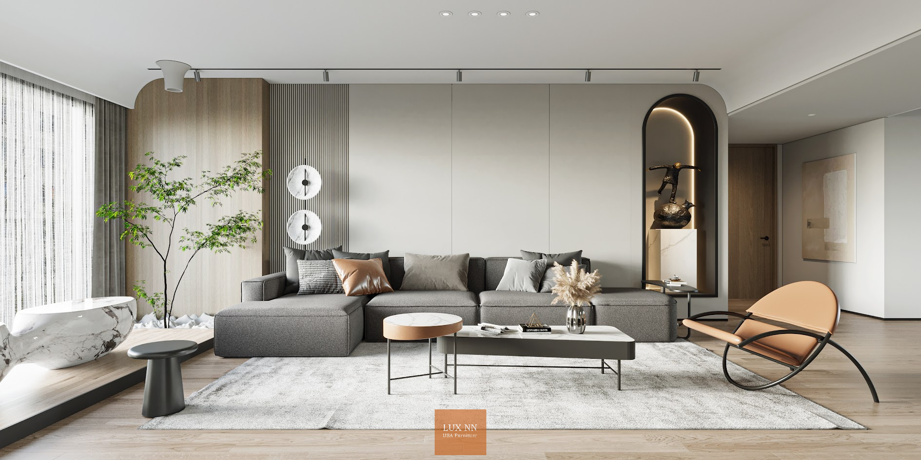 Sofa chữ L basic 2041 Lux