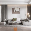 Sofa chữ L basic nhấn múi 2047 Lux