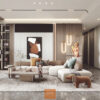 Sofa chữ L góc xéo thanh lịch 1002 Lux