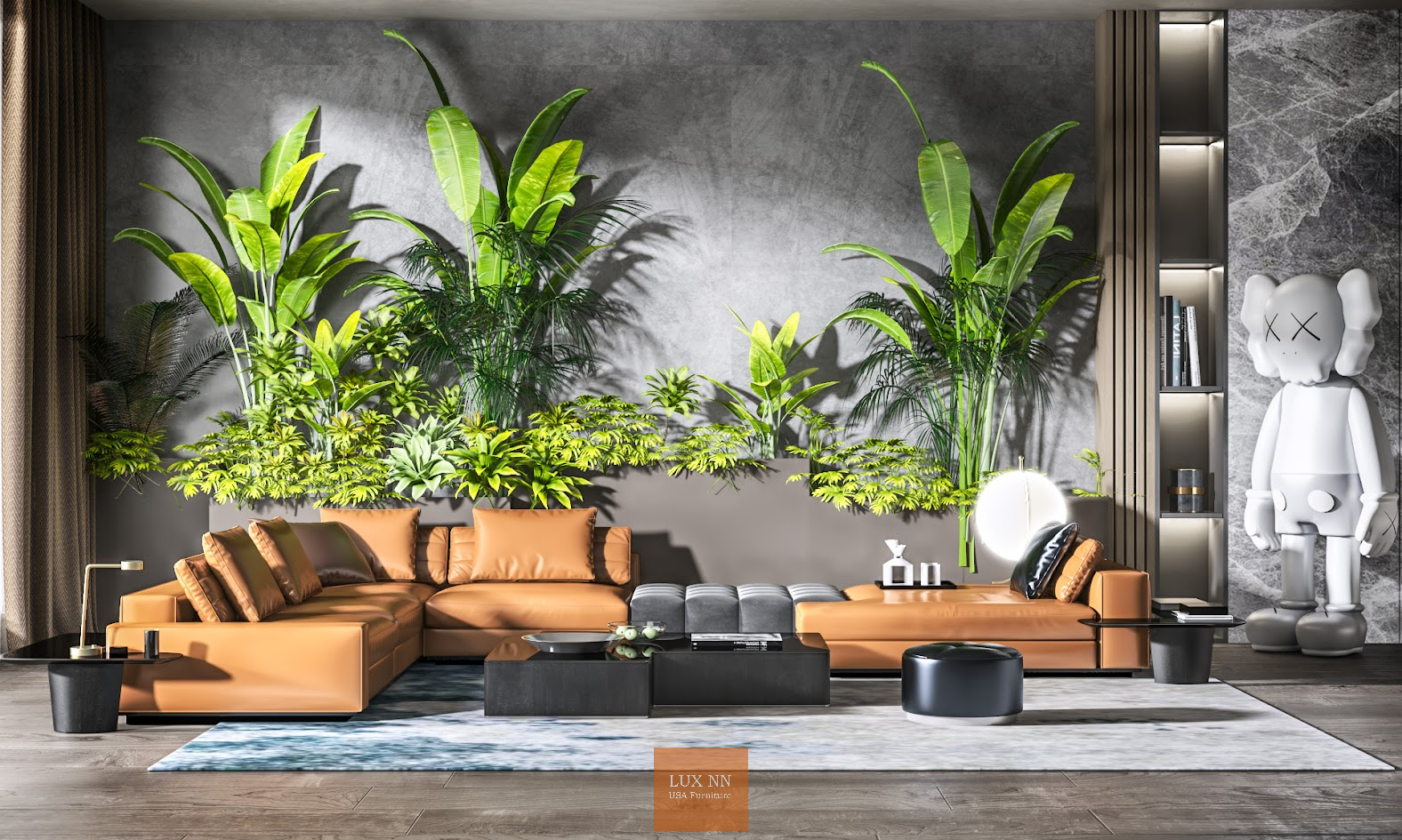 Sofa chữ L hiện đại luxurry 2050 Lux