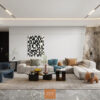 Sofa chữ L nhấn múi vuông 1001 Lux