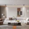 Sofa chữ L nhấn múi vuông 1006 Lux