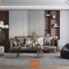Ghế Sofa chữ I Da Mềm Hiện Đại Sang Trọng 1341 Lux