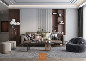 Ghế Sofa chữ I Da Mềm Hiện Đại Sang Trọng 1341 Lux